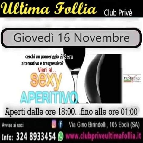 ultima follia eboli|Club Privè Ultima Follia Eboli 